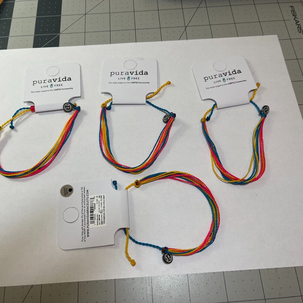 Brand New Pura Vida Pansexual Bracelet The Trevor Project